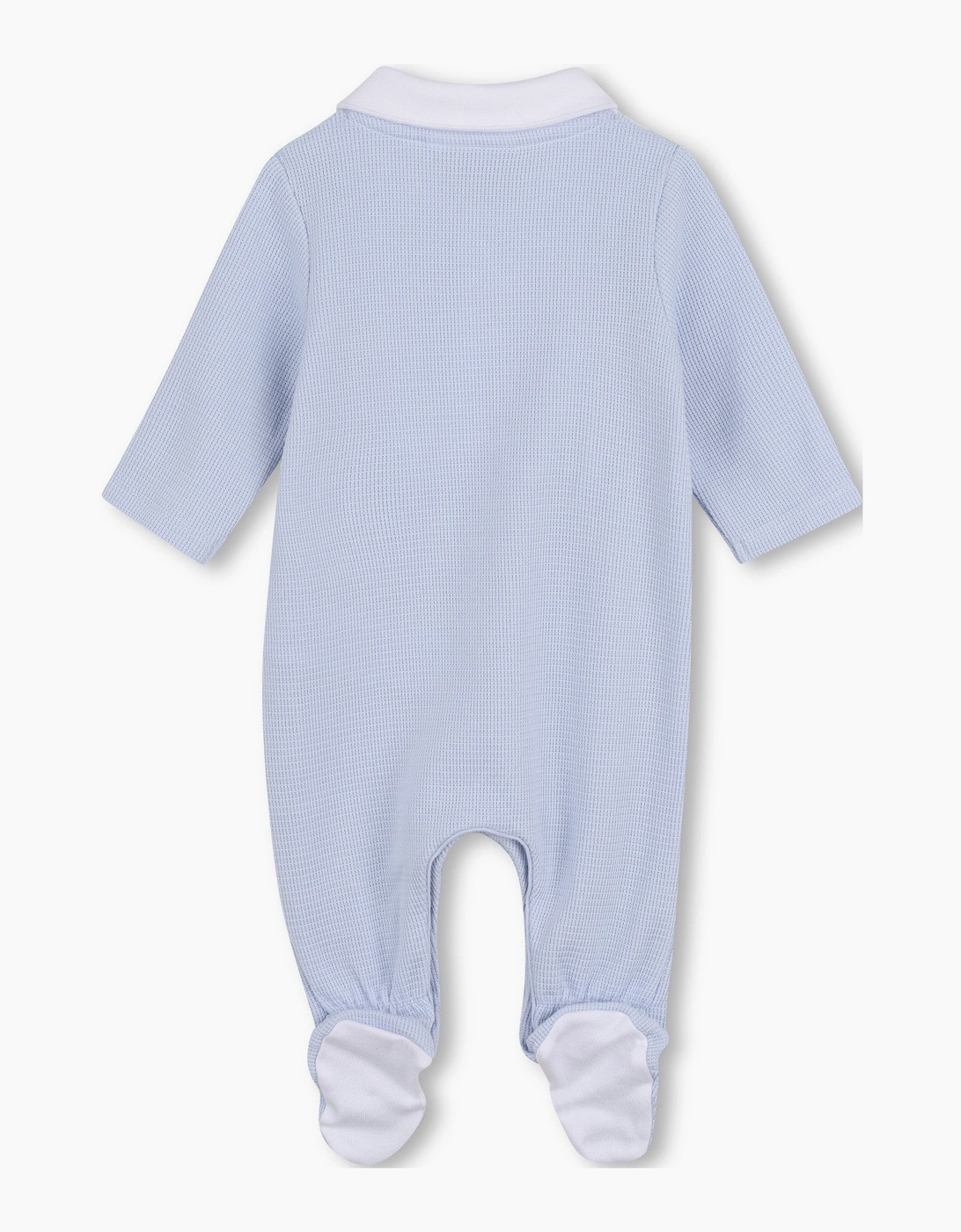 BOSS BABY BOY PALE BLUE BABYGROW J53040