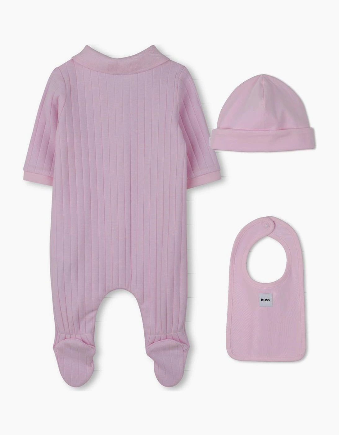 BOSS BABY GIRL PINK 3 PCE SET J53060