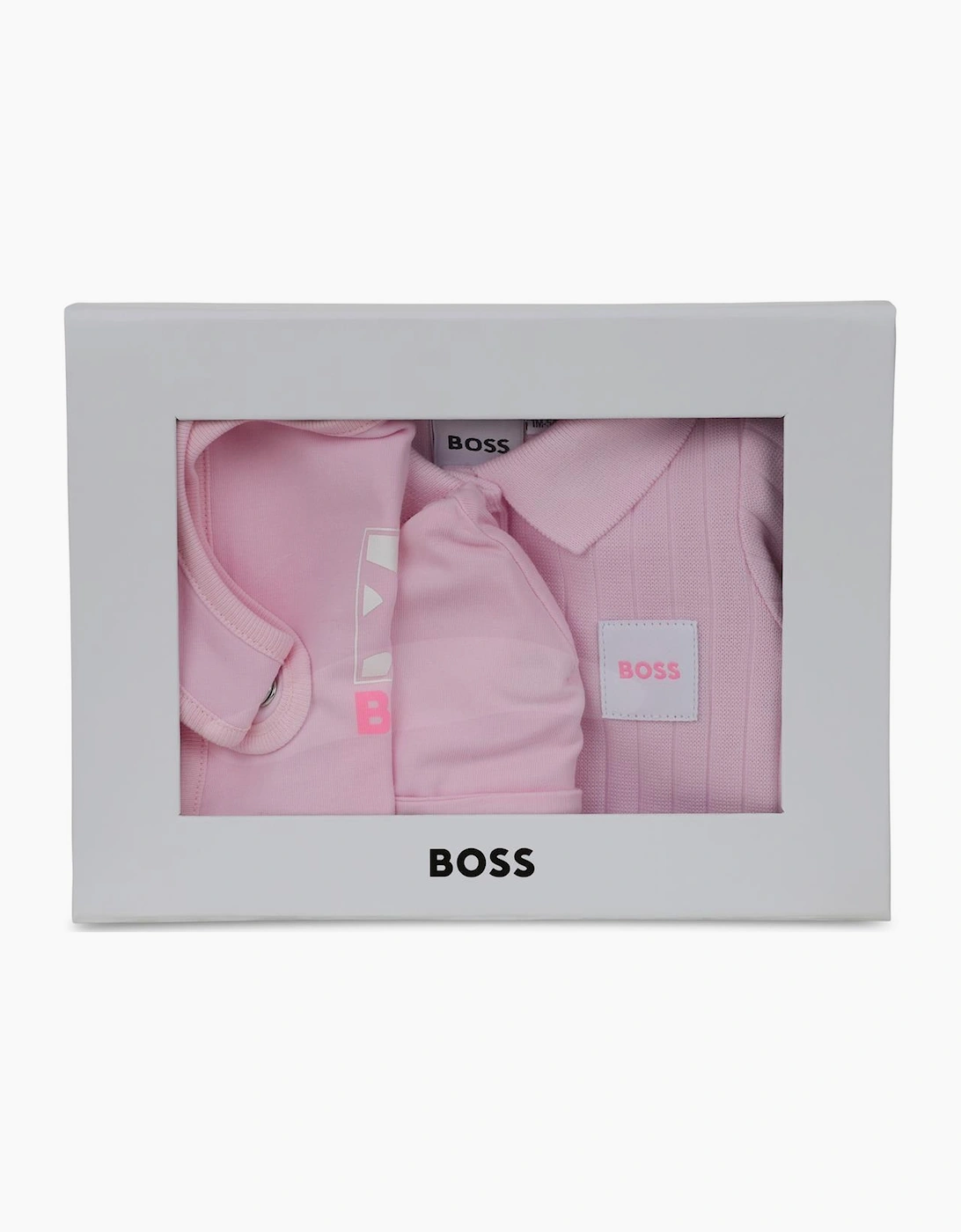 BOSS BABY GIRL PINK 3 PCE SET J53060