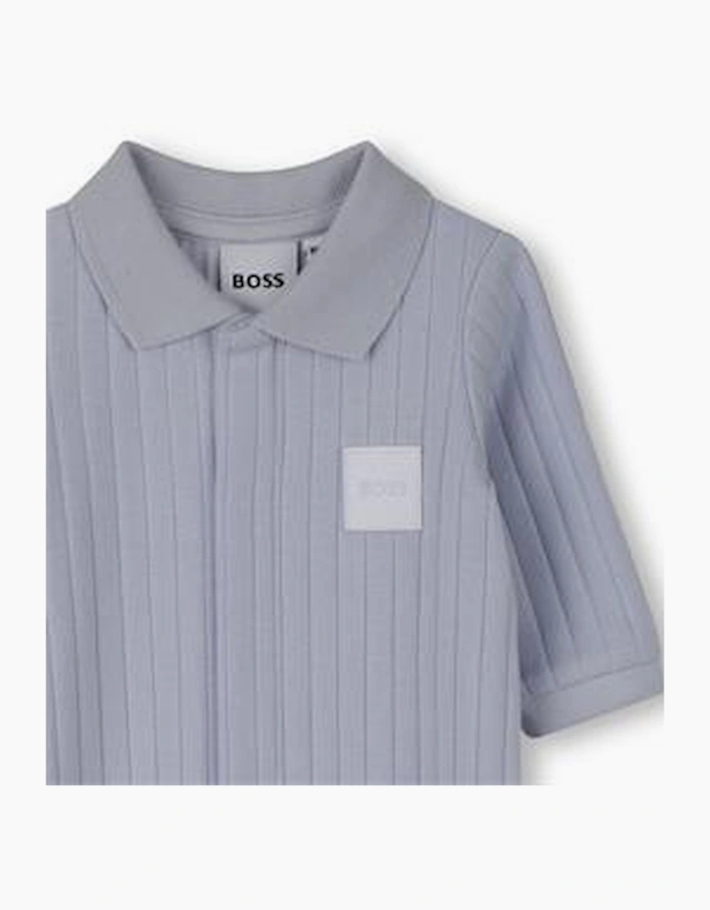 BOSS BABY PALE BLUE GIFT BOX BABYGROW + HAT J53044