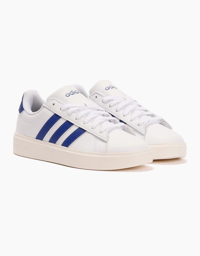 Grand Court 2.0 White/Blue Trainers