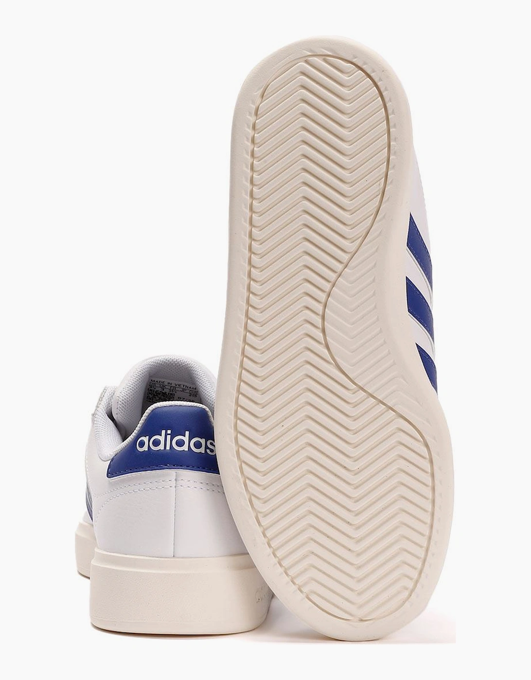 Grand Court 2.0 White/Blue Trainers