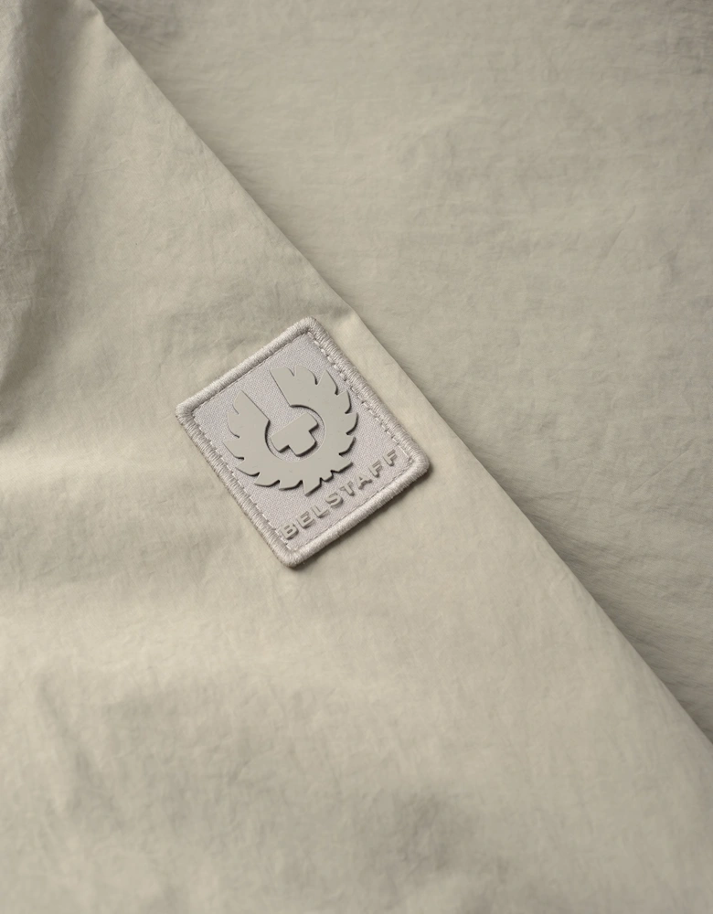 Grid Overshirt Beige