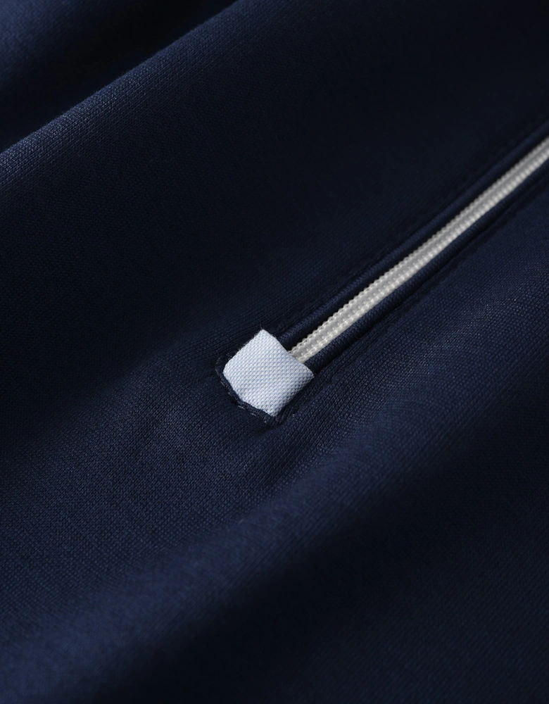 Lightweight Cotton Jersey Polo Navy