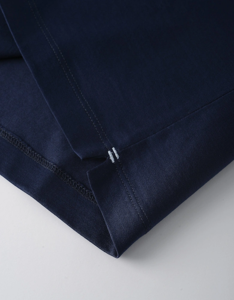 Lightweight Cotton Jersey Polo Navy