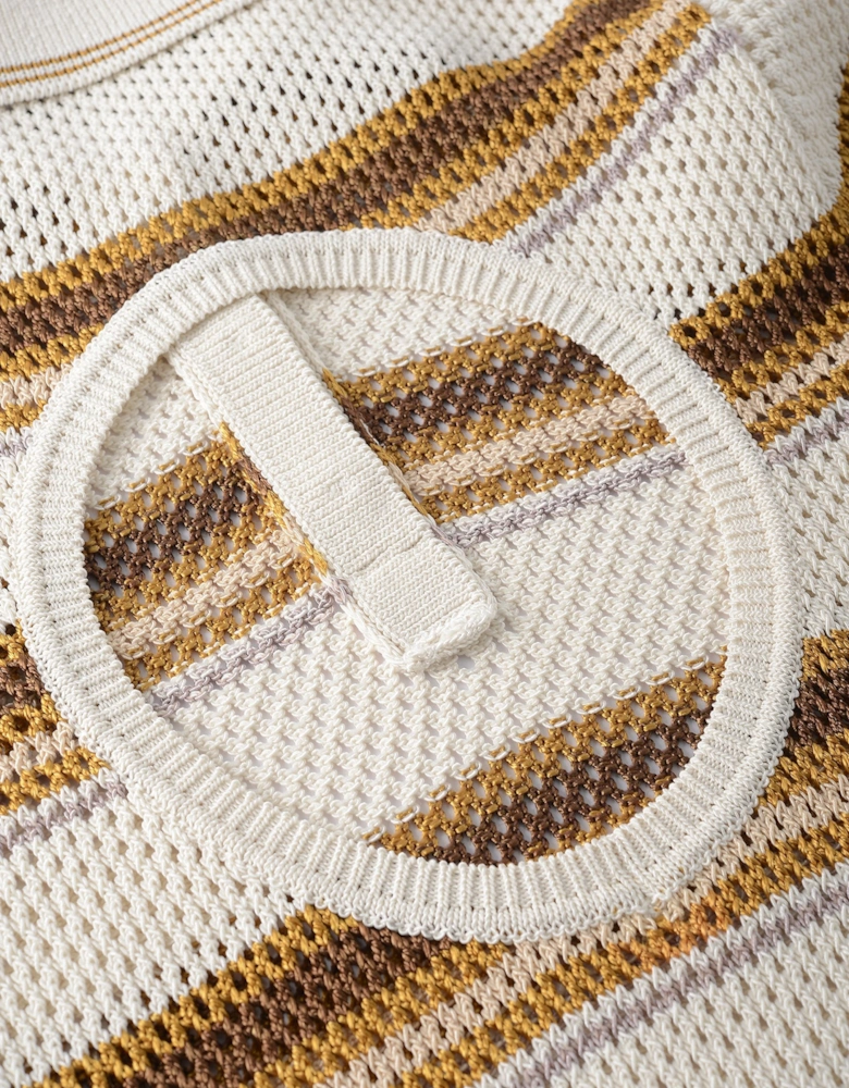 WOMENS MA STRIPE POLO MINI DRESS