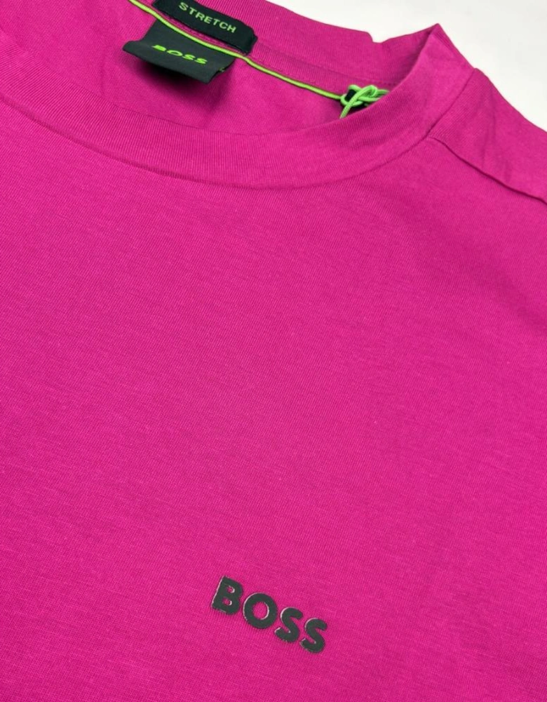 Stretch-cotton Pink T-shirt