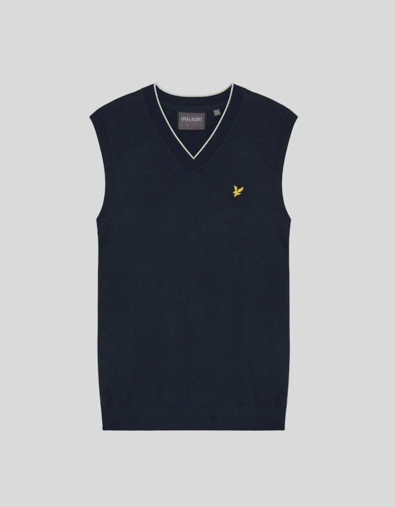 Lightweight Knitted V-Neck Vest