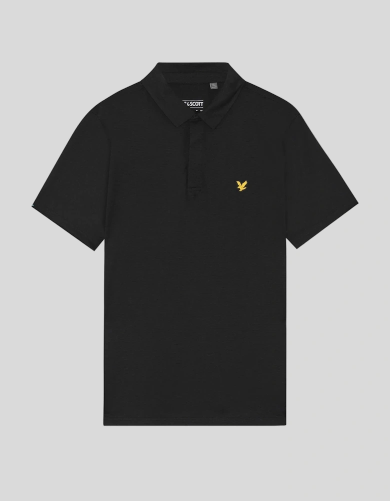 Concealed Placket Polo Shirt