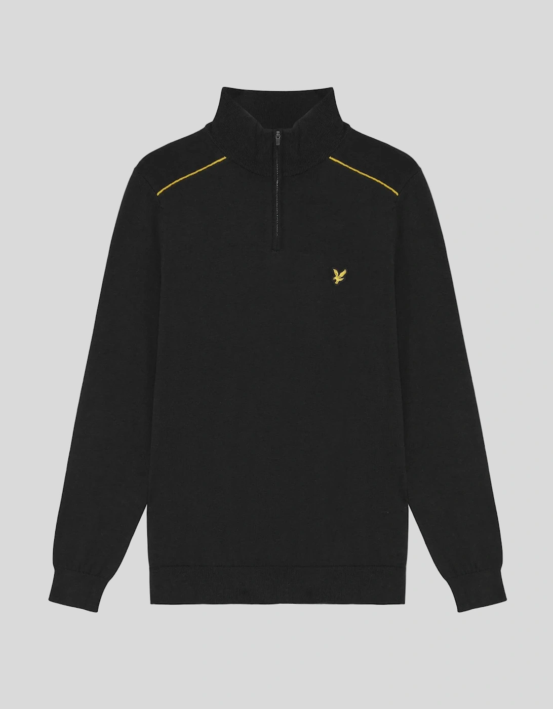 Cotton Tipped 1/4 Zip Jumper