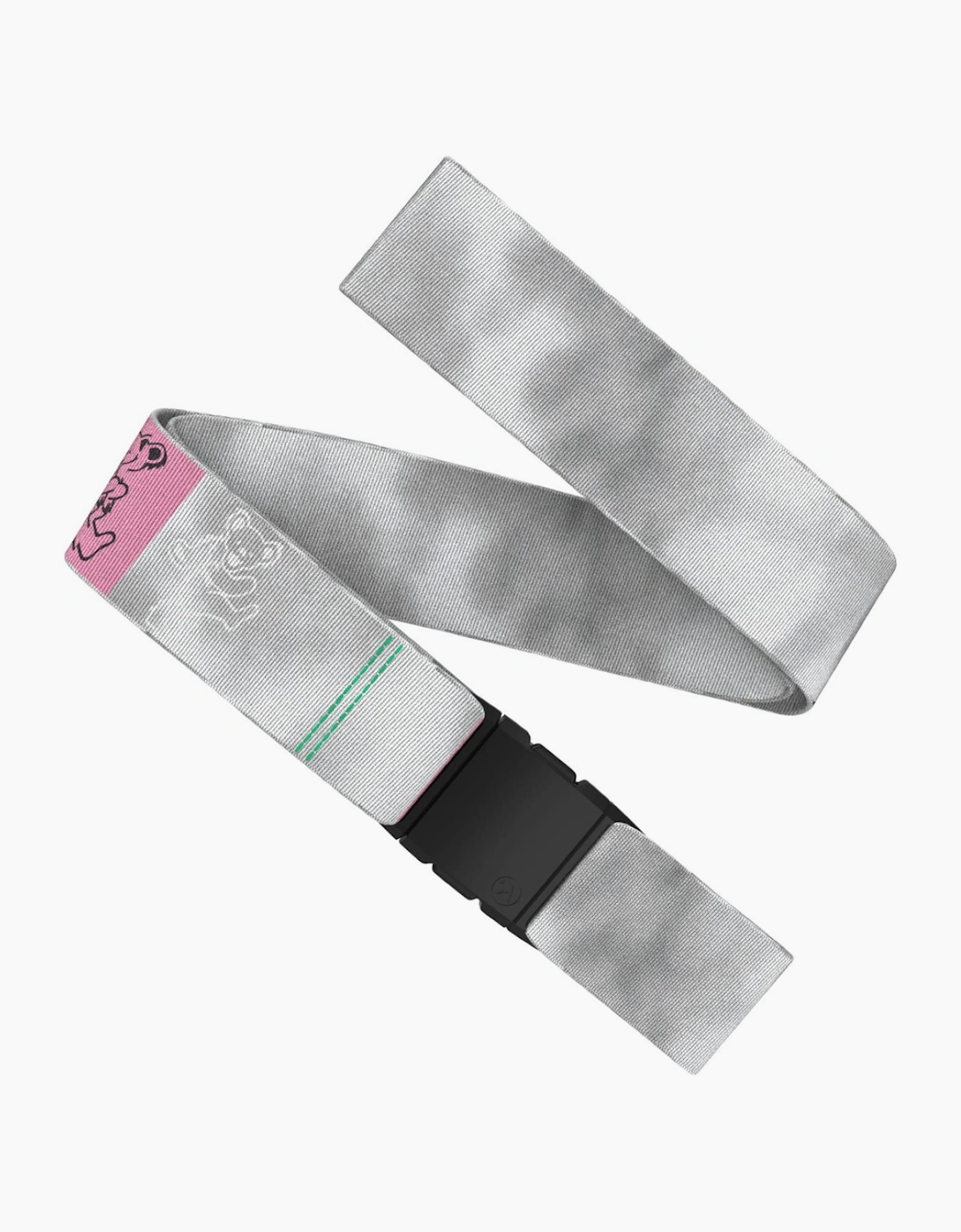 Mens Grateful Dead Still Dead Webbed Belt - Ash - OS, 2 of 1