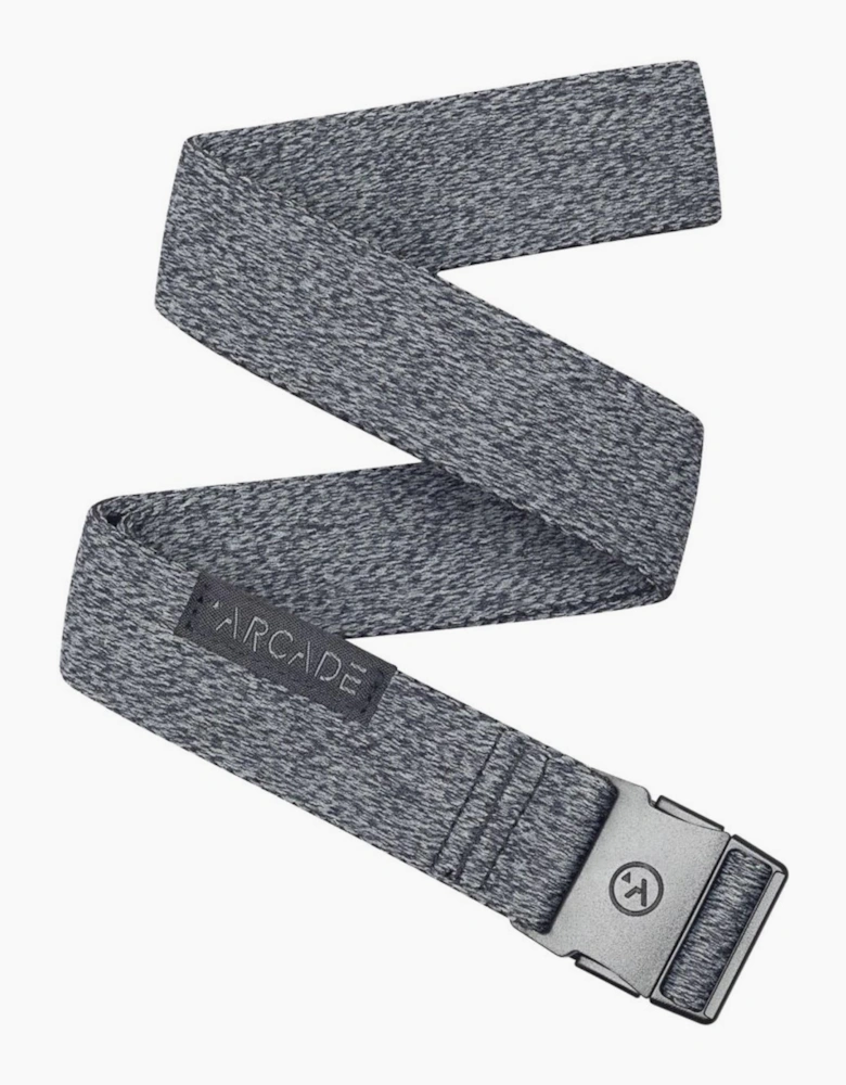 Mens Foundation Slim Webbed Belt - Heather Black - OS