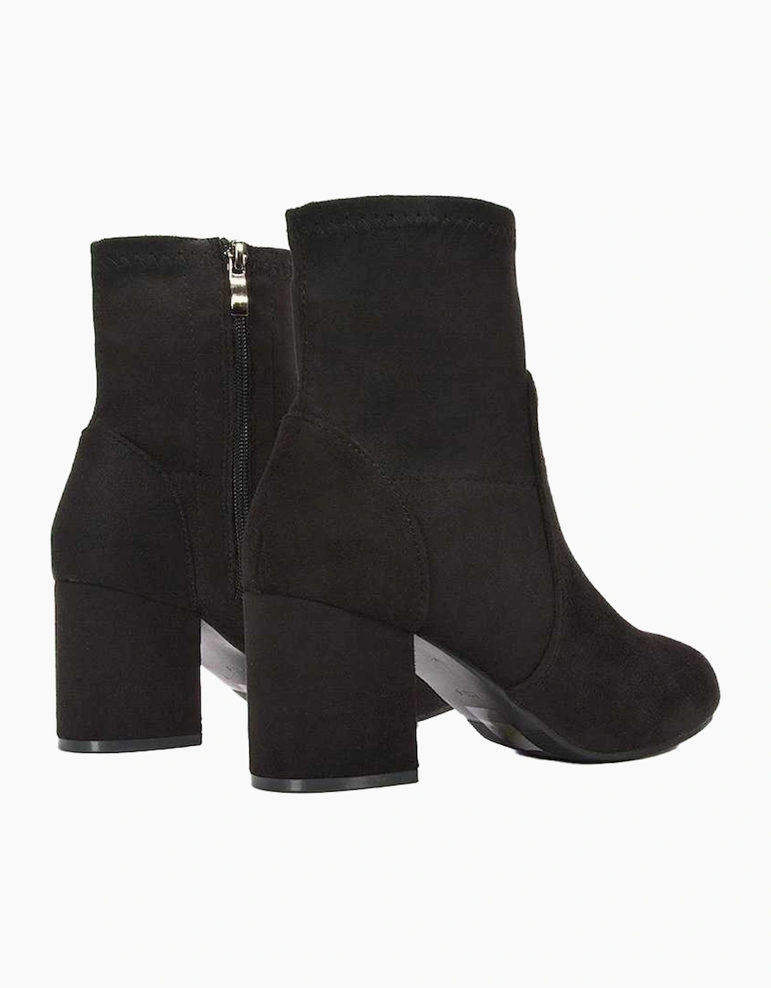 Womens/Ladies Rogue Mid Block Heel Ankle Boots