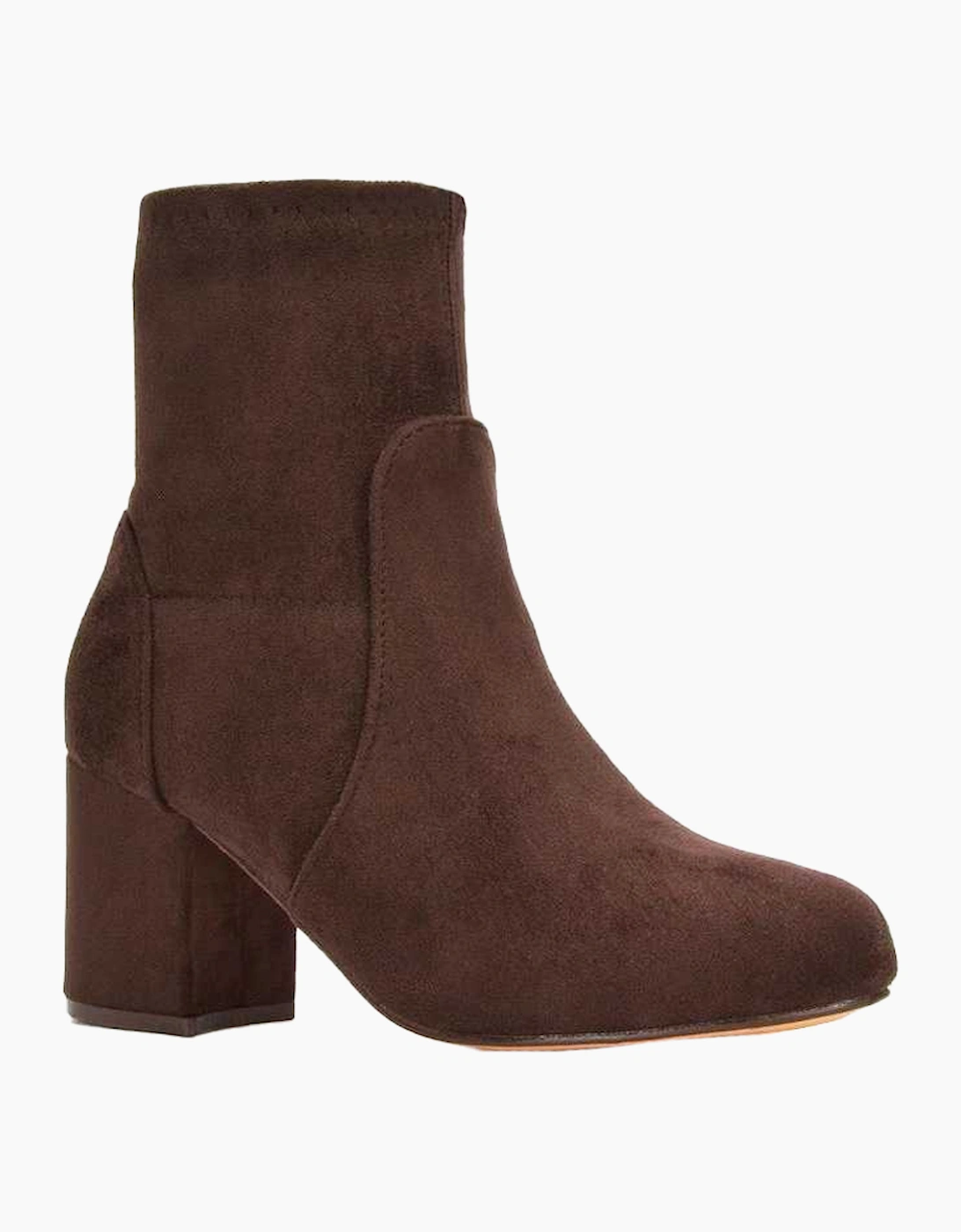 Womens/Ladies Rogue Mid Block Heel Ankle Boots