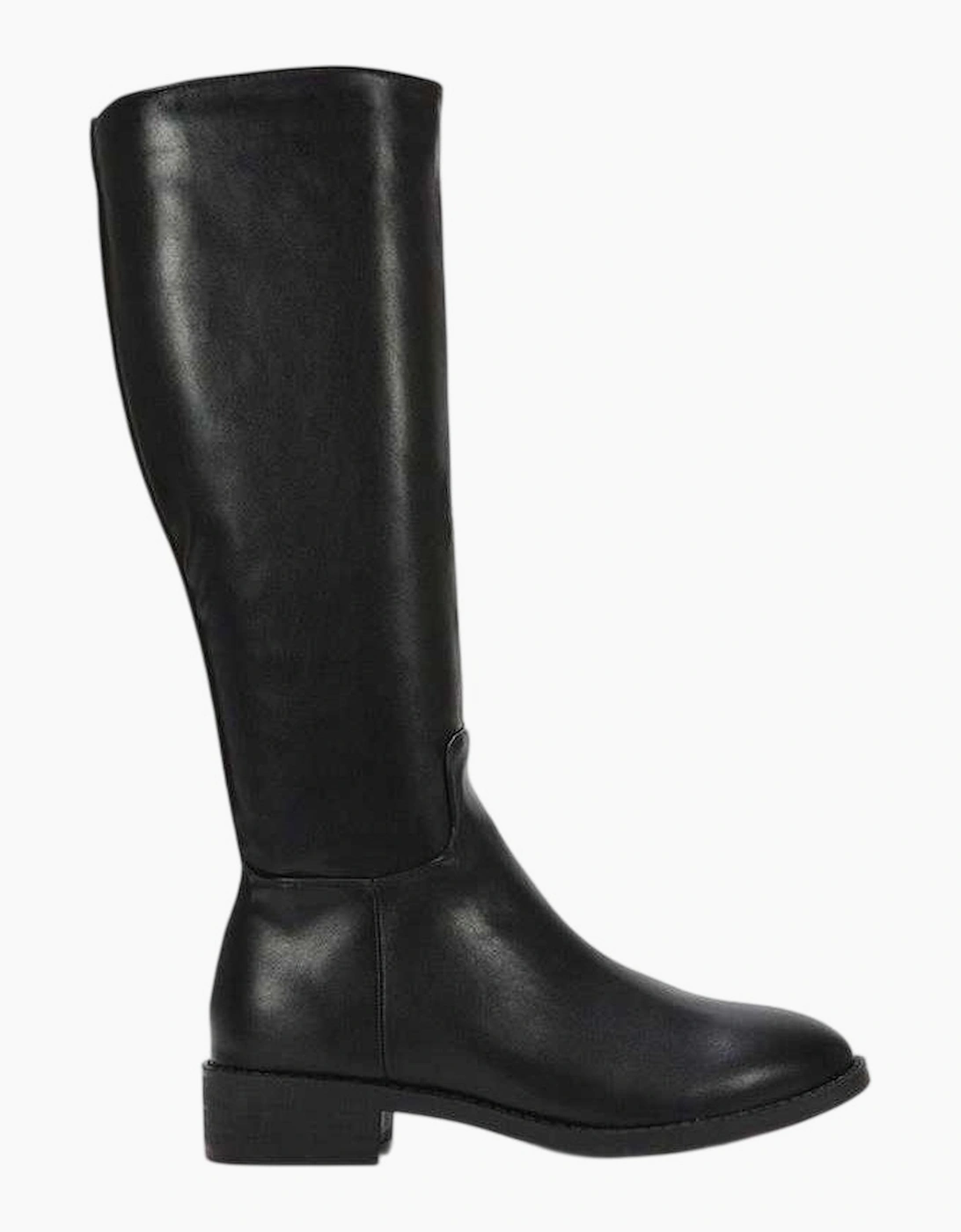 Womens/Ladies Lucia Knee-High Low Block Heel Riding Boots
