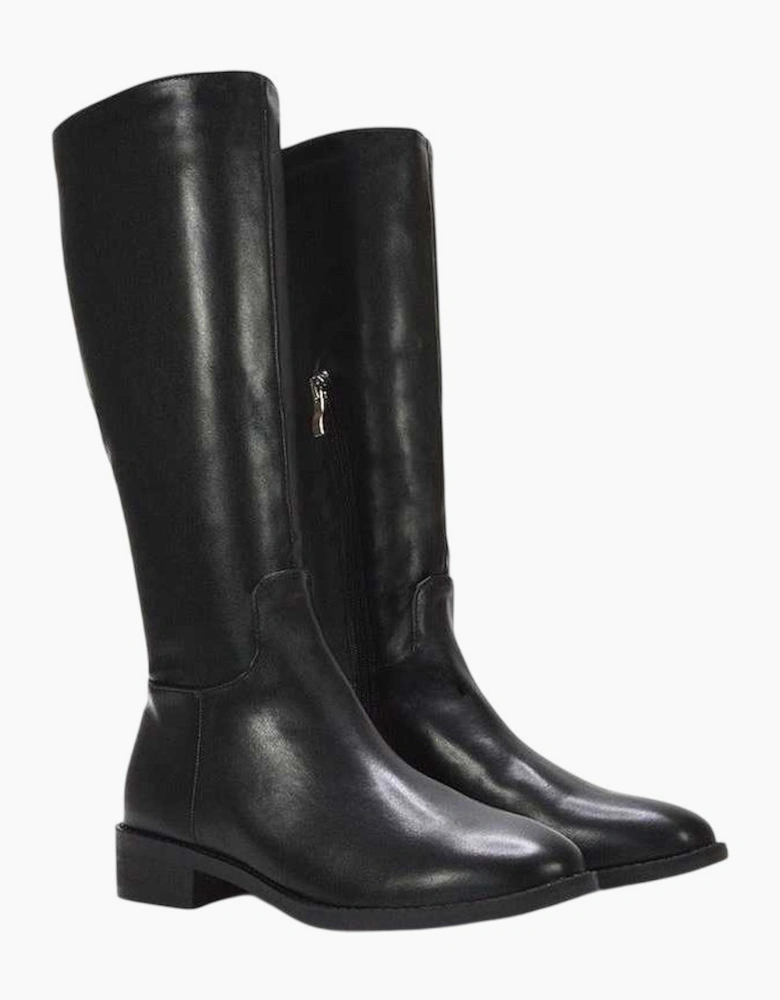 Womens/Ladies Lucia Knee-High Low Block Heel Riding Boots
