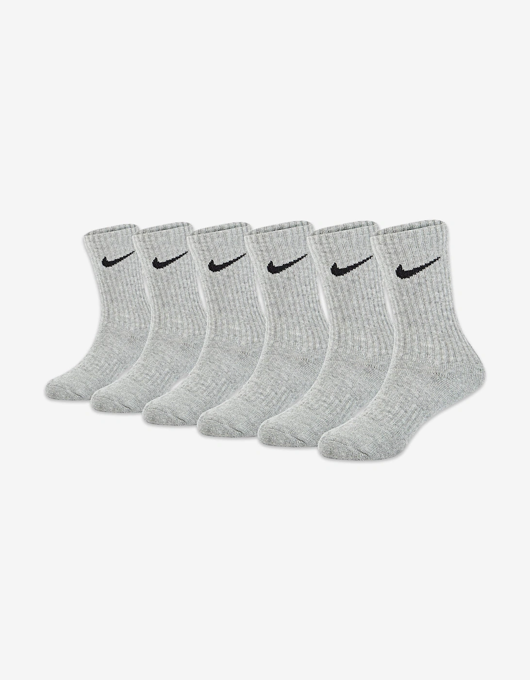 Nike Kids Performance Socks Set in Grey