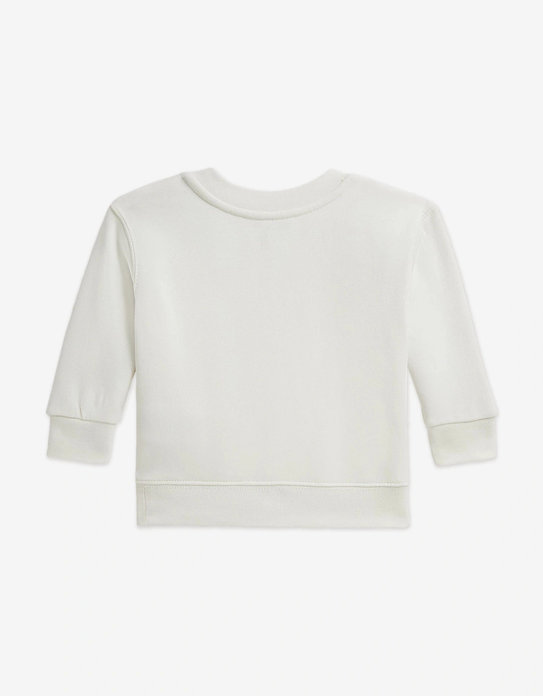 Baby Boys Polo Bear Sweatshirt in White