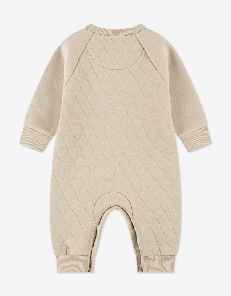 Baby Readyset Coverall in Beige