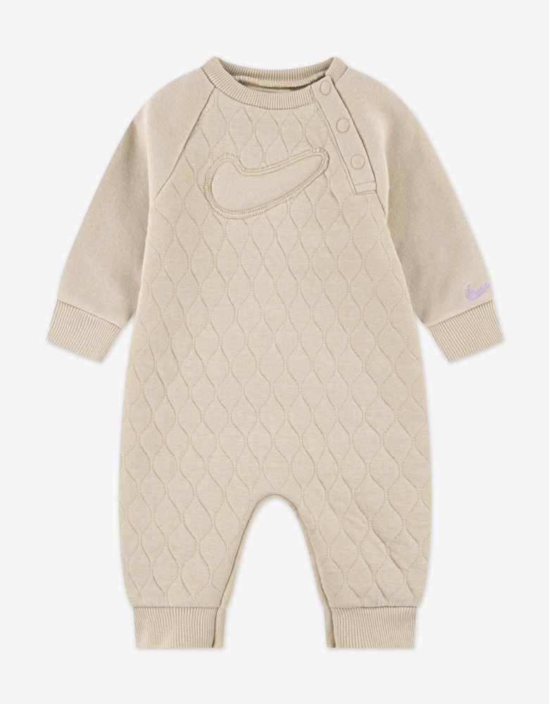 Baby Readyset Coverall in Beige