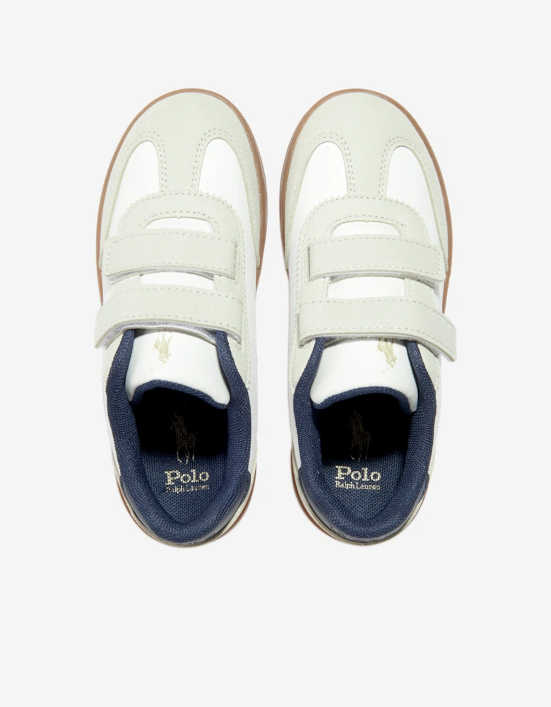 Kids Hollis EZ Trainers in White