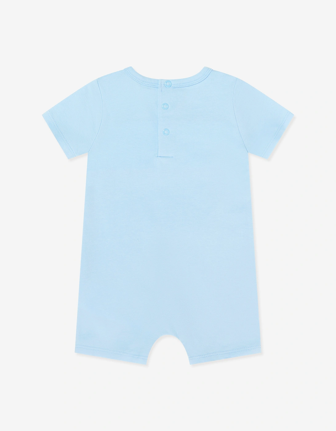 Baby Boys Logo Romper in Blue