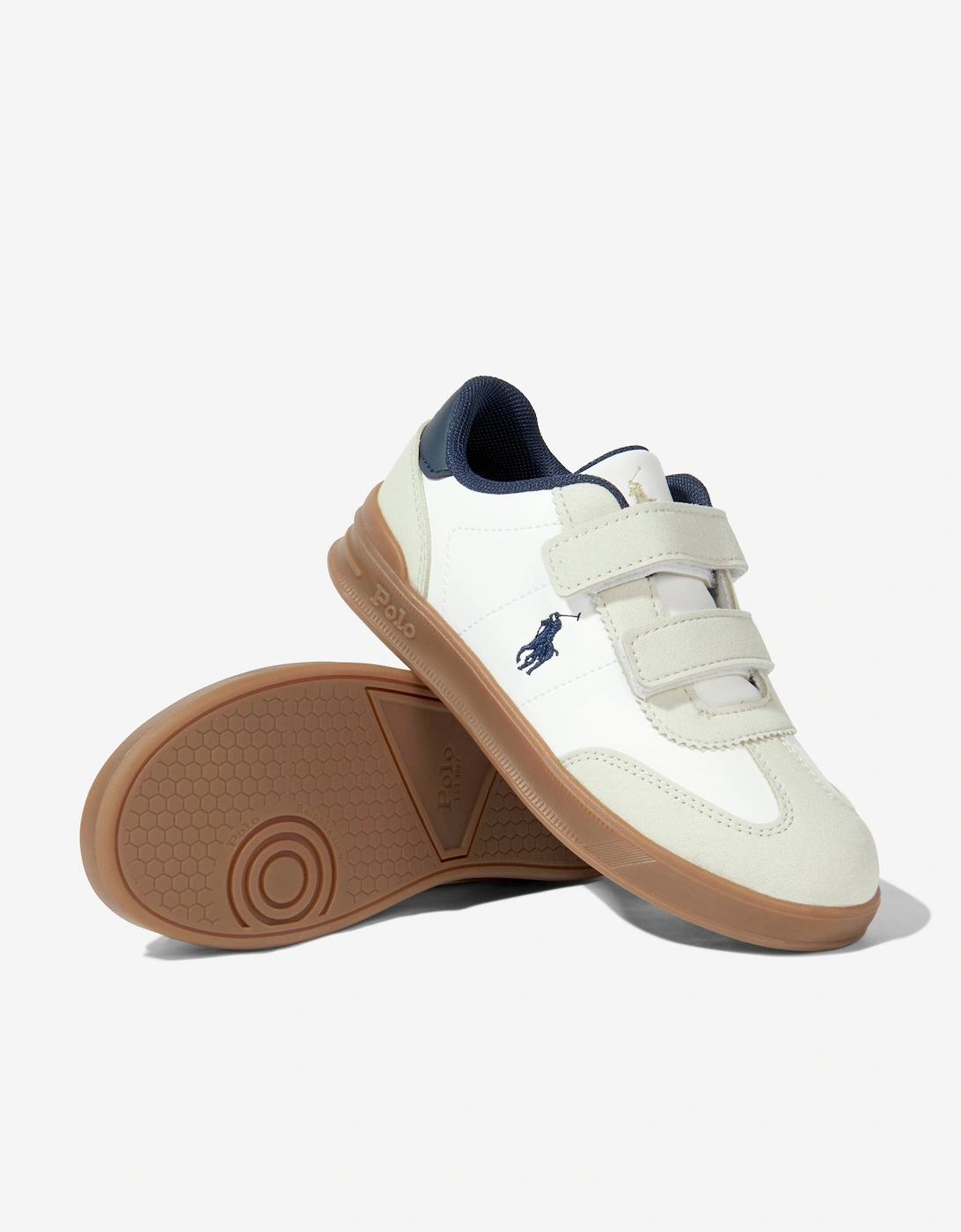 Kids Hollis EZ Trainers in White
