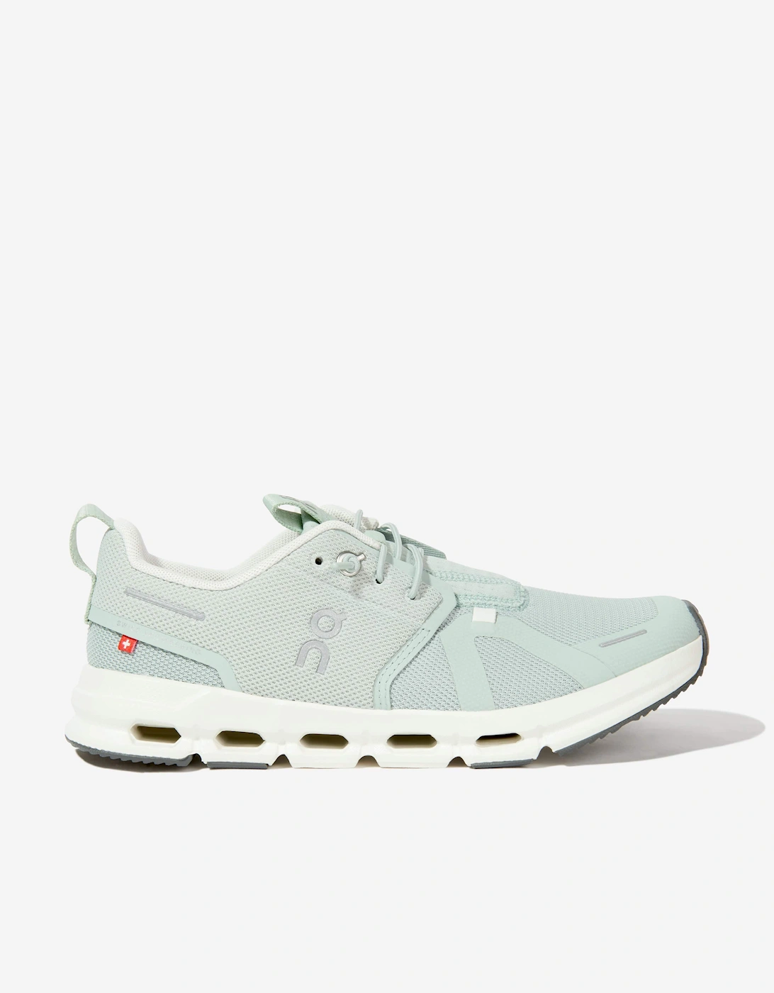 Running Kids Cloud Sky Trainers in Green, 5 of 4