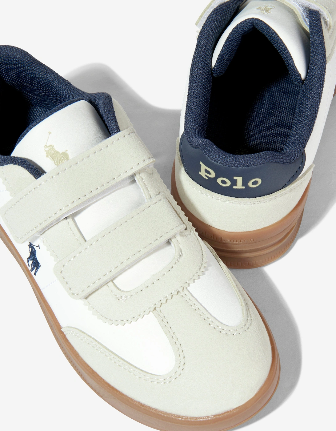 Kids Hollis EZ Trainers in White