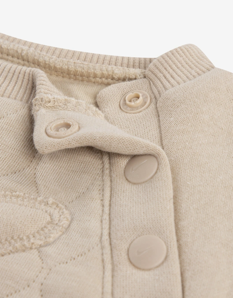 Baby Readyset Coverall in Beige