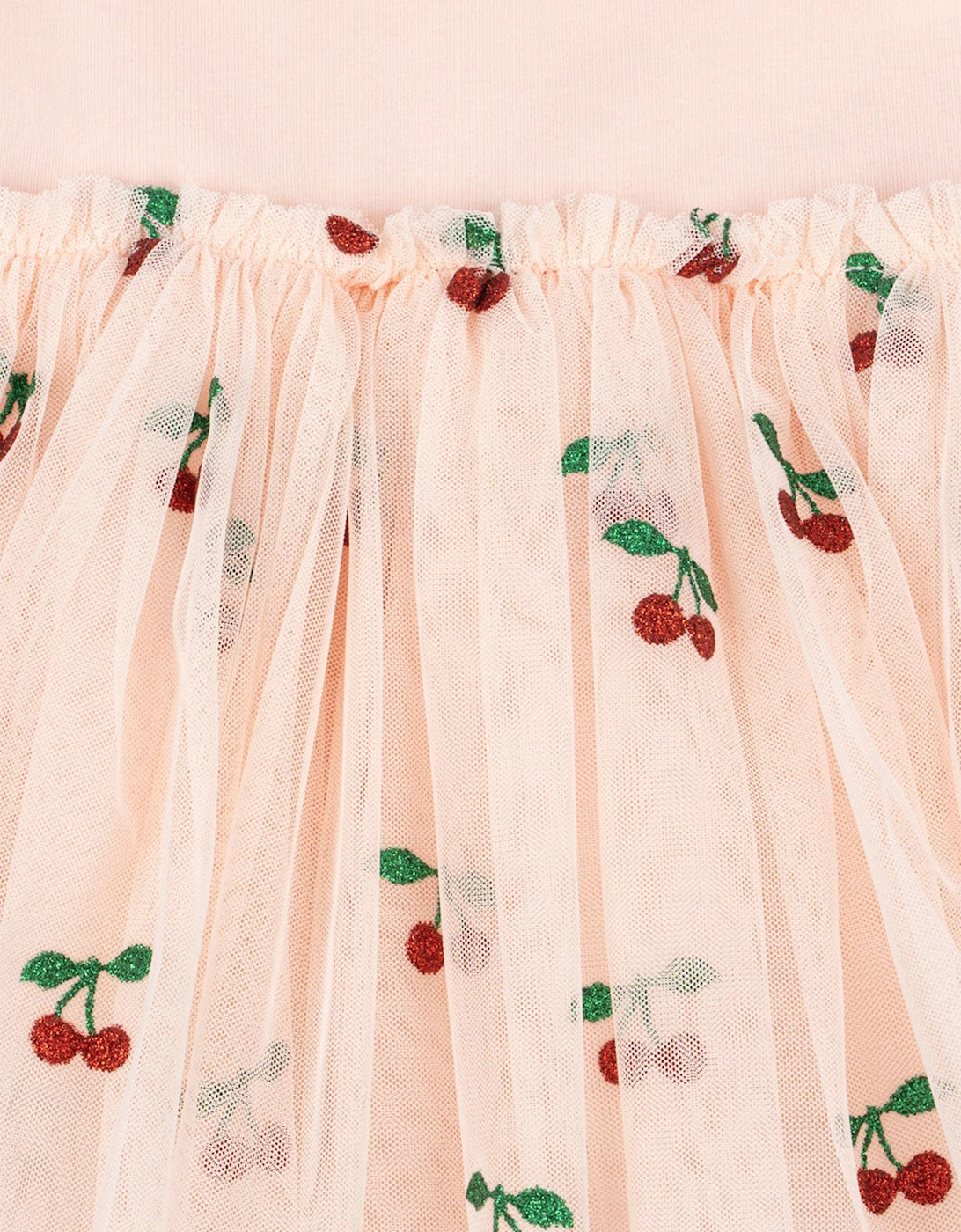 Konges Sløjd Girls Cherry Glitter Ballerina Dress in Pink
