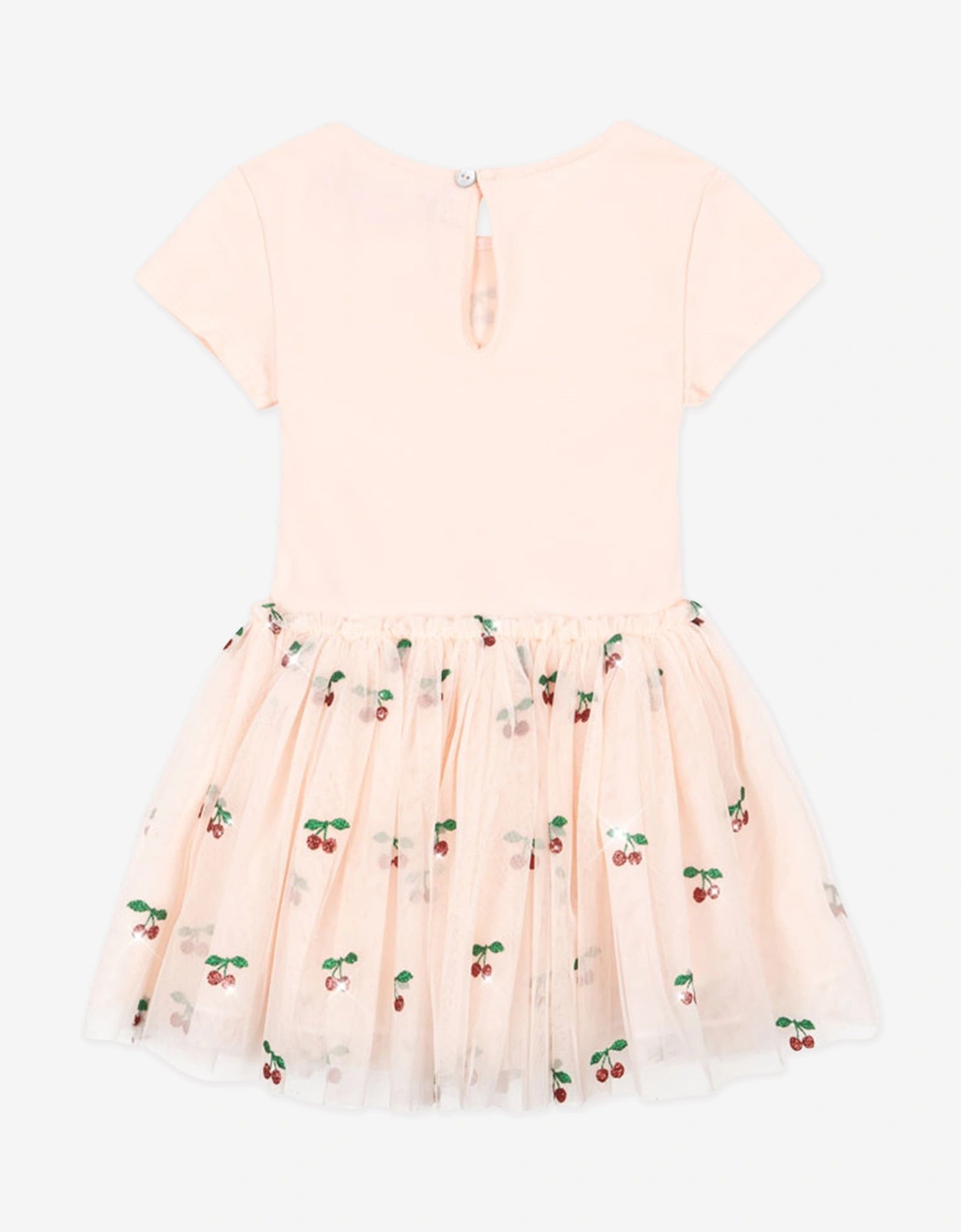 Konges Sløjd Girls Cherry Glitter Ballerina Dress in Pink