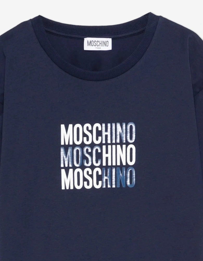 Kids Logo T-Shirt in Navy