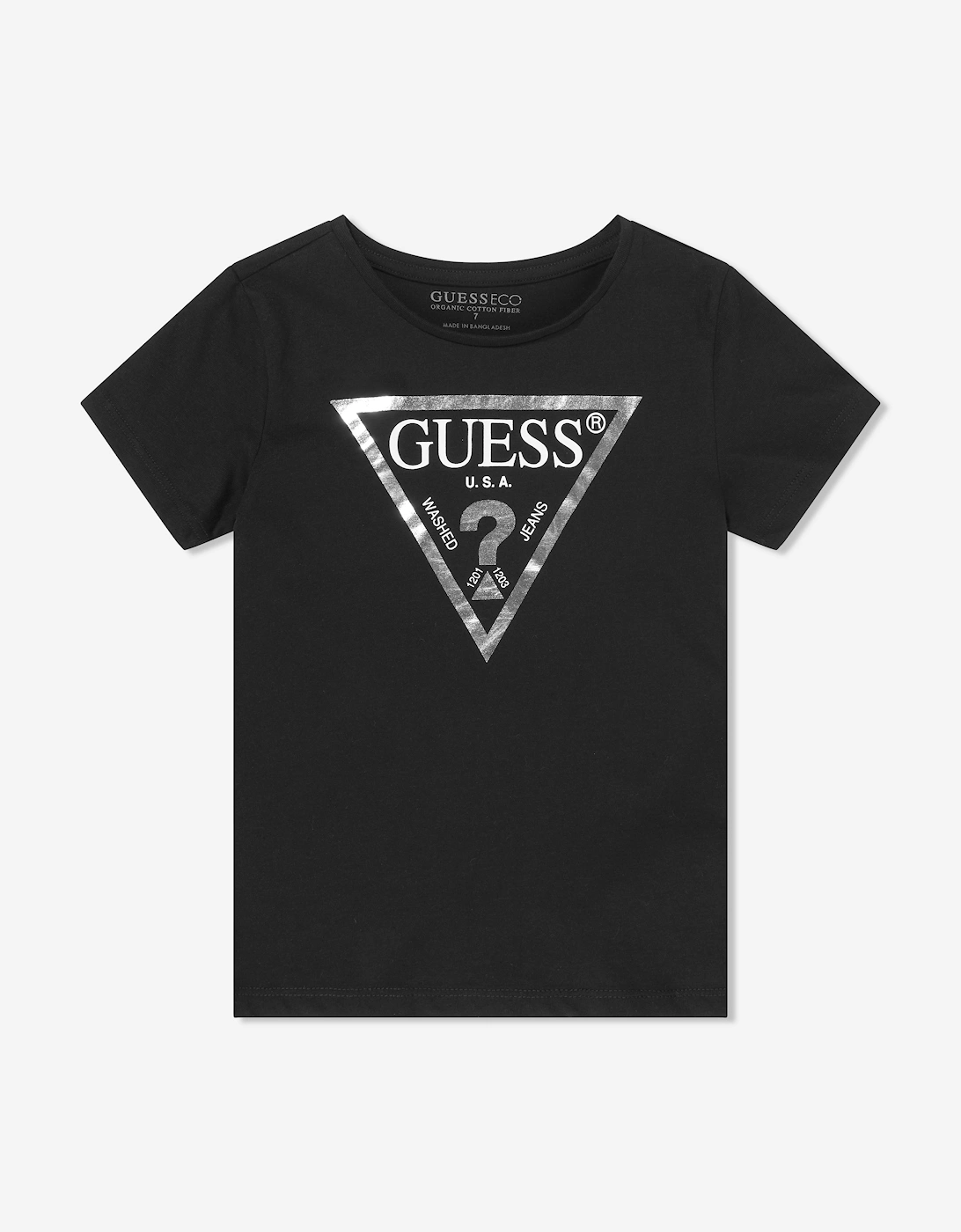 Girls Logo T-Shirt in Black, 5 of 4