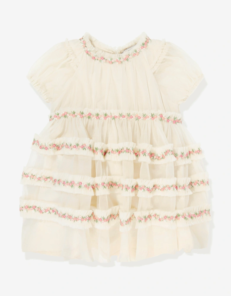 Konges Sløjd Girls Joselle Dress in Ivory
