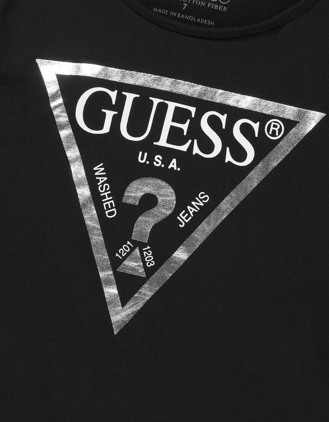 Girls Logo T-Shirt in Black