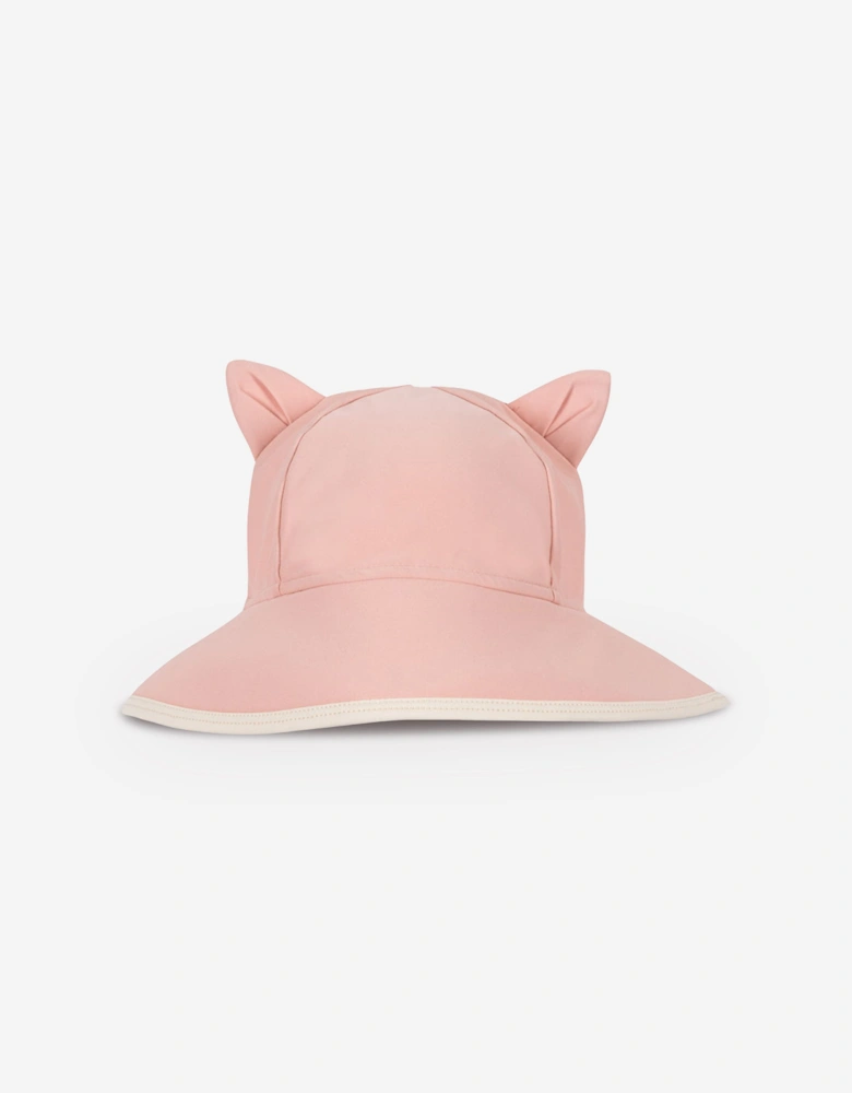 Konges Sløjd Girls Kitty Swim Hat in Pink
