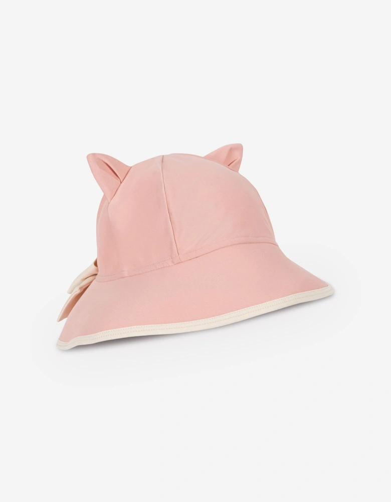 Konges Sløjd Girls Kitty Swim Hat in Pink