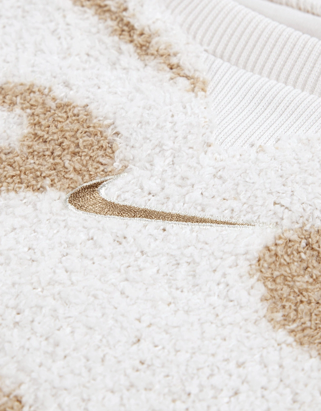 Baby Boucle Jacquard Coverall in Ivory