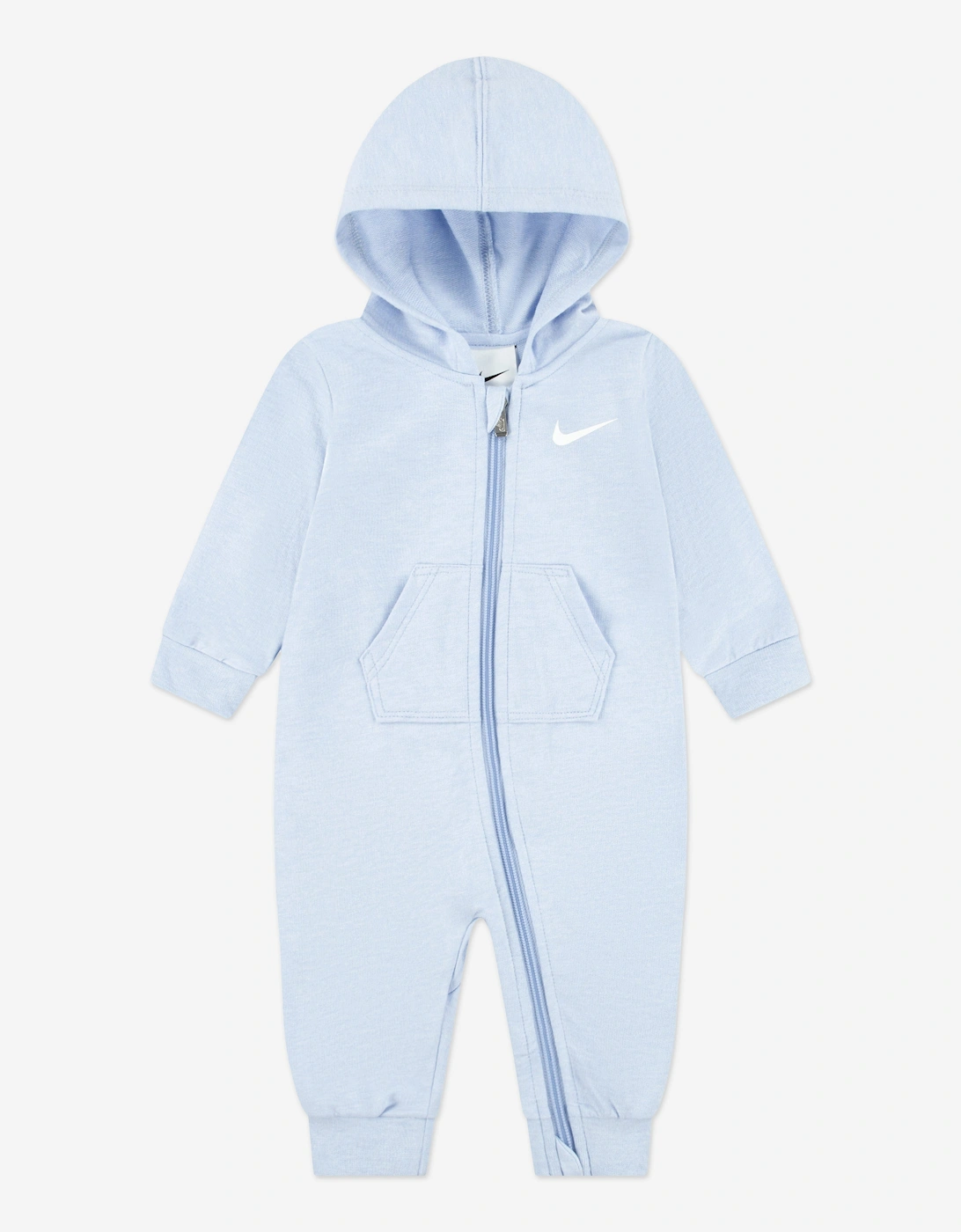 Baby Essentials Hooded Coverall in Blue, 5 of 4