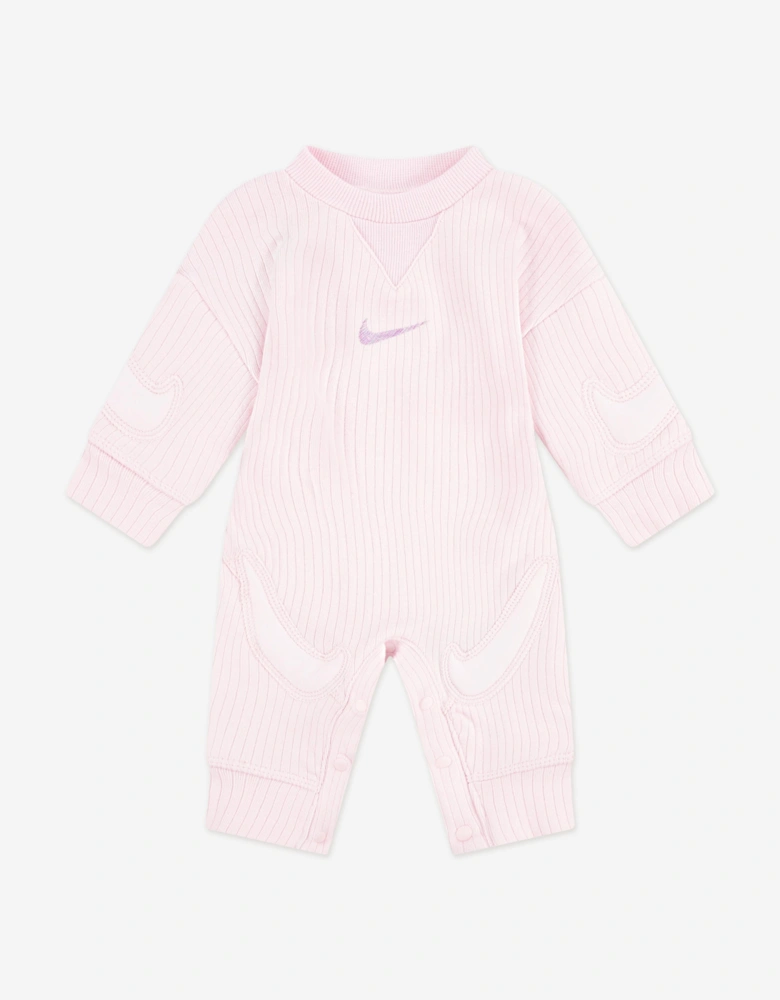 Baby Girls Readyset Romper in Pink