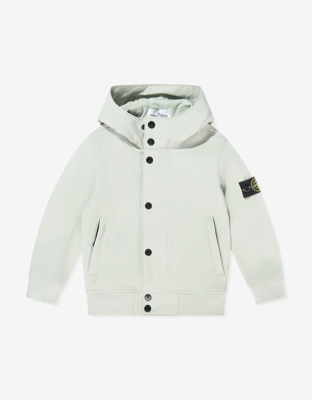 Boy Hooded Bomber Jacket in Grey, 5 of 4