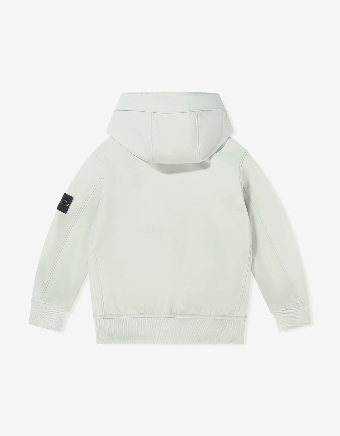 Boy Hooded Bomber Jacket in Grey