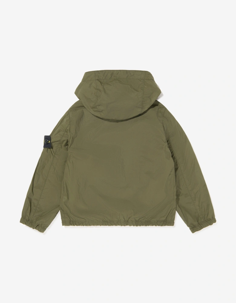 Boys Wind and Water Resistant Jacket in Green