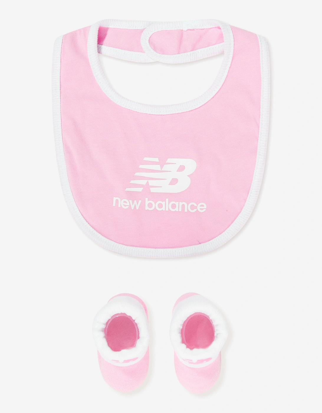 Baby Girls Bib and Bootie Set in Pink, 6 of 5