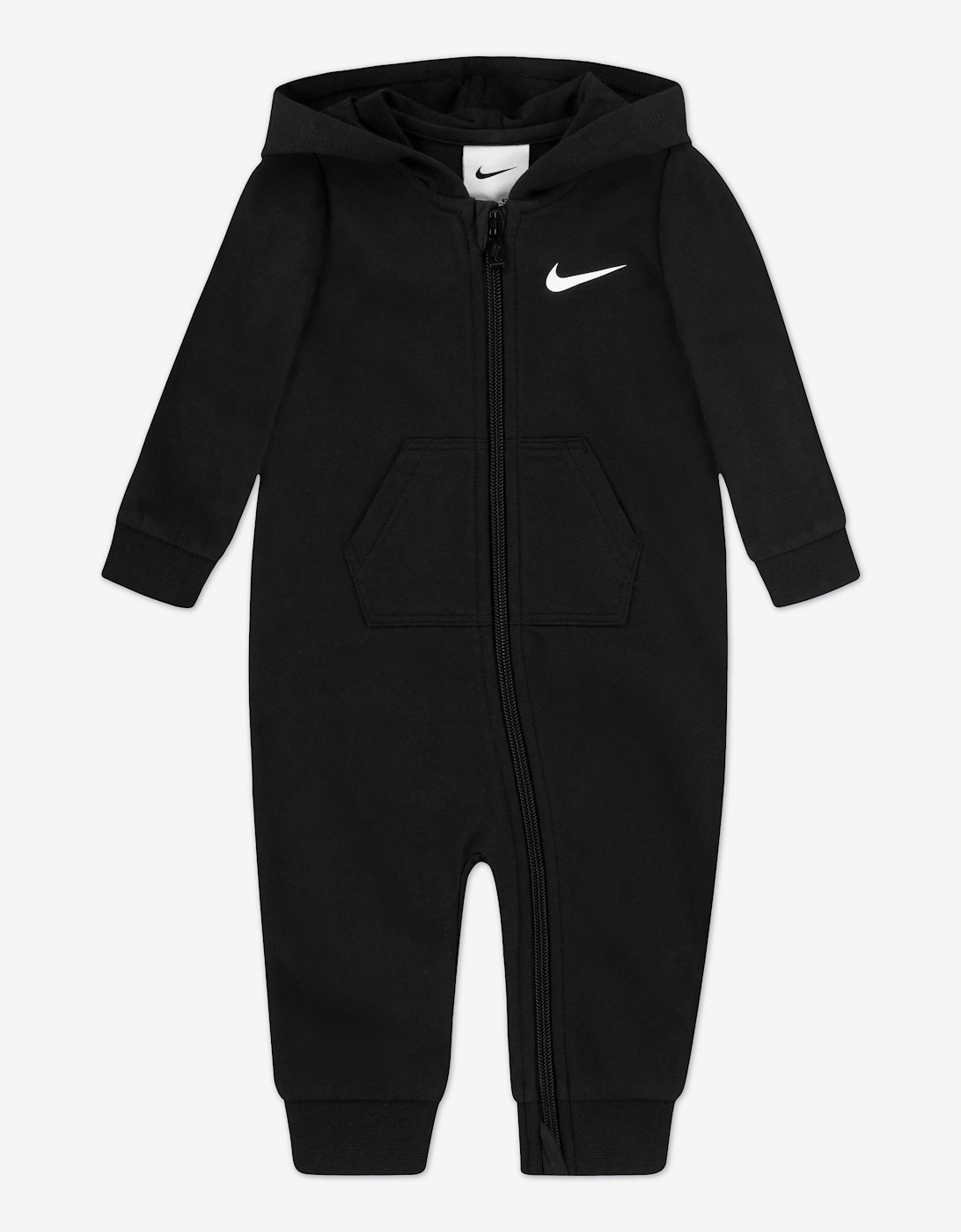 Baby Essentials Hooded Coverall in Black, 5 of 4