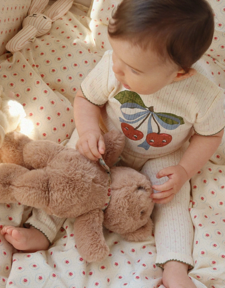 Konges Sløjd Baby Girls Minnie Bodysuit in Ivory