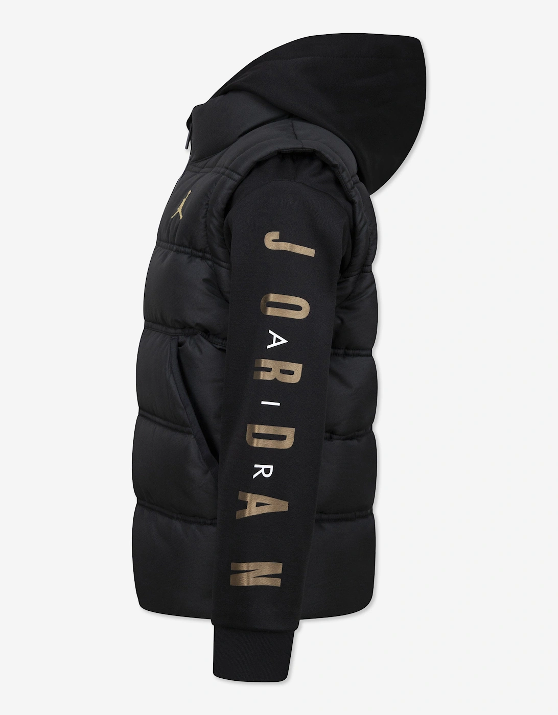 Jordan Boys 2-Fer Jacket in Black