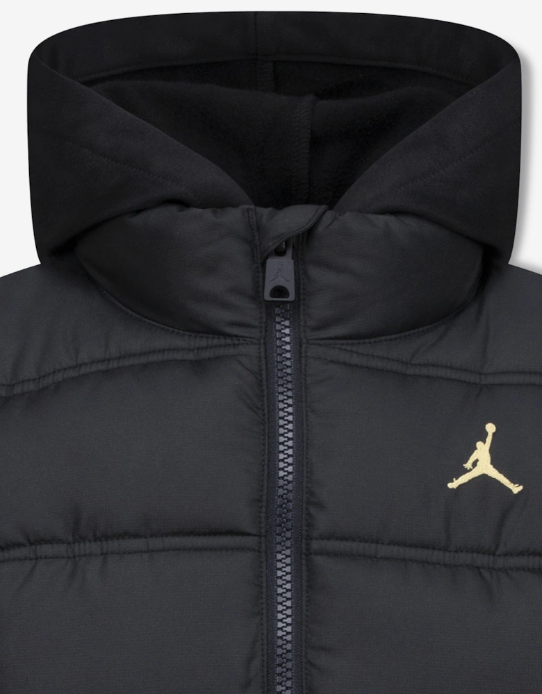 Jordan Boys 2-Fer Jacket in Black