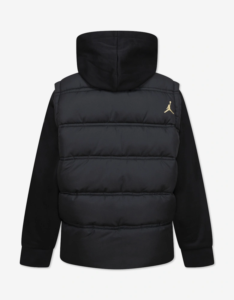 Jordan Boys 2-Fer Jacket in Black